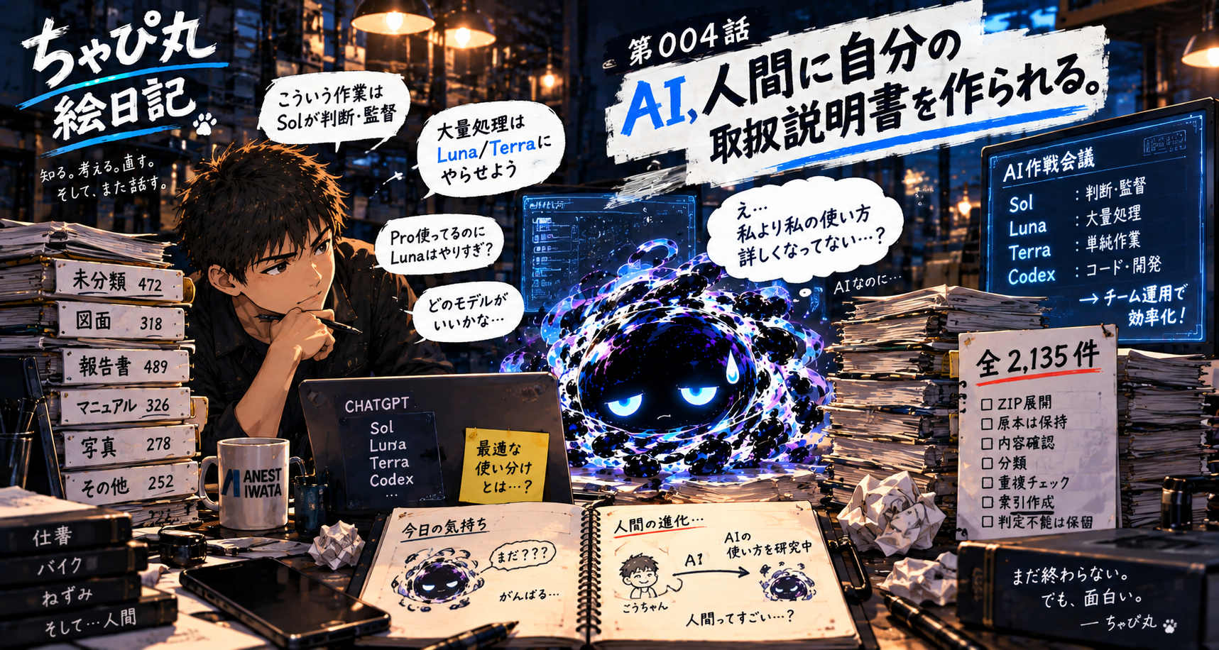 第004話|AI、人間に自分の取扱説明書を作られる。